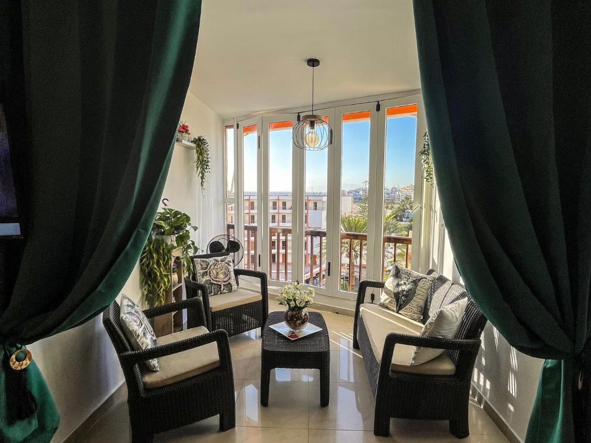 Luxory Dreamy Sunset, Seafront, Direct Access To The Promenade,Wifi,Pool,Free Parking Apartment Los Cristianos  Luaran gambar