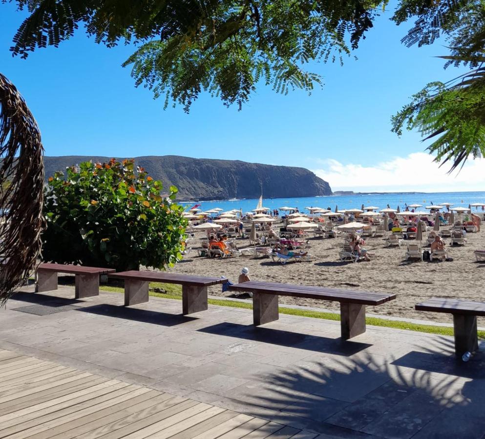 Luxory Dreamy Sunset, Seafront, Direct Access To The Promenade,Wifi,Pool,Free Parking Apartment Los Cristianos  Luaran gambar
